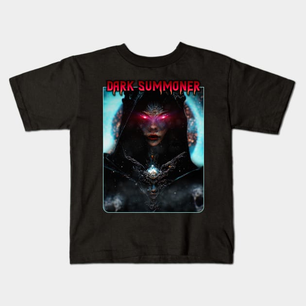 Dark Summoner Kids T-Shirt by Art_Inspired_Simulation